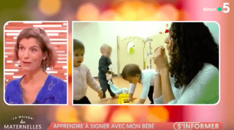 Les Signes Avec Bebe Expliques Par Sophie D Olce Dans Les Maternelles Sur France 5 Compagnie Maya