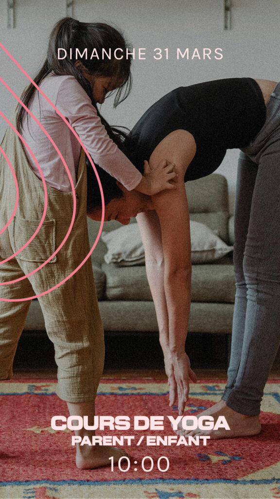 Atelier yoga parent-enfant 3-6 ans gratuit à boom boom villette