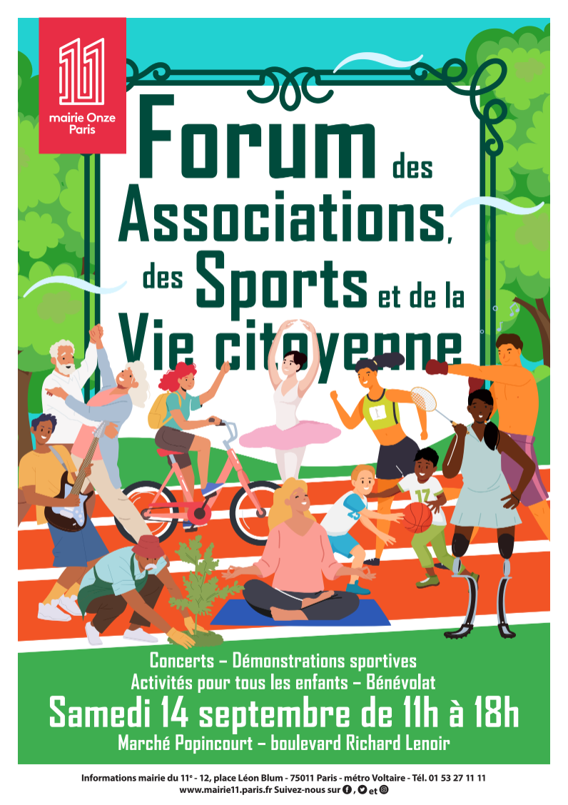 La Compagnie Maya au forum des associations du 11ème arrondissement de Paris