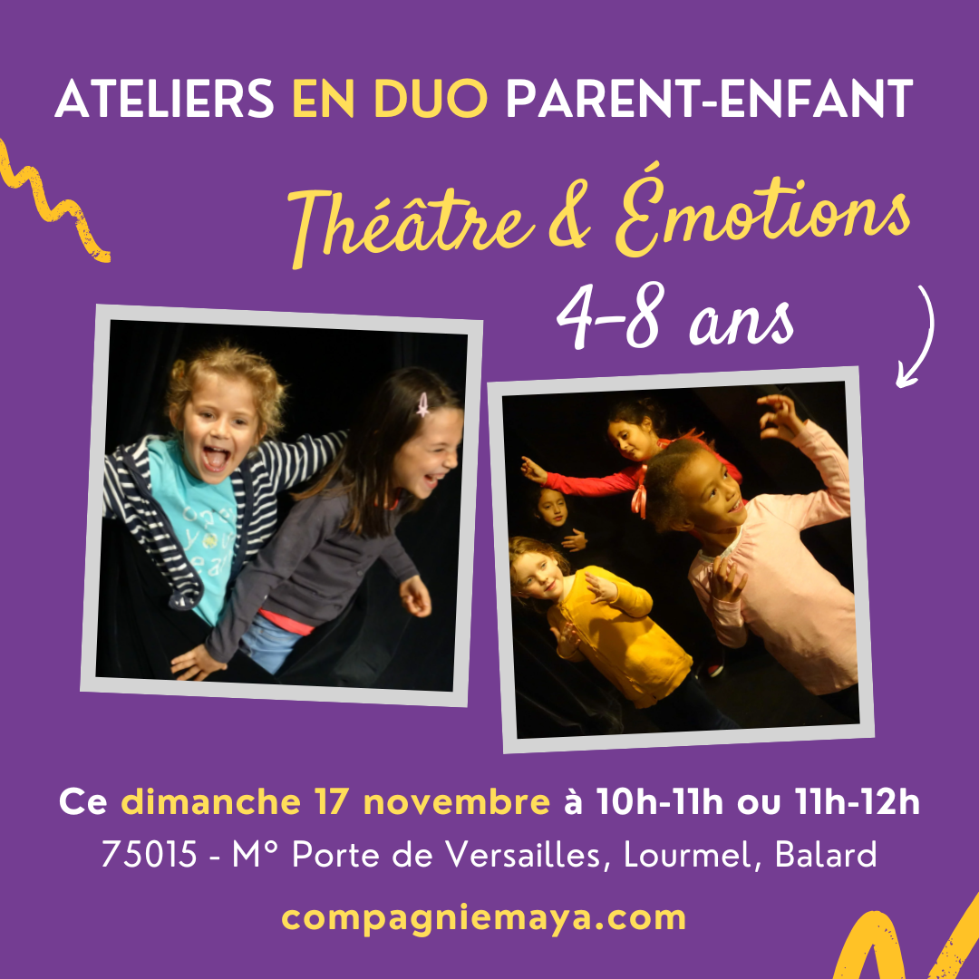 Atelier Duo "Théâtre & Émotions" : Un moment complice parent-enfant !