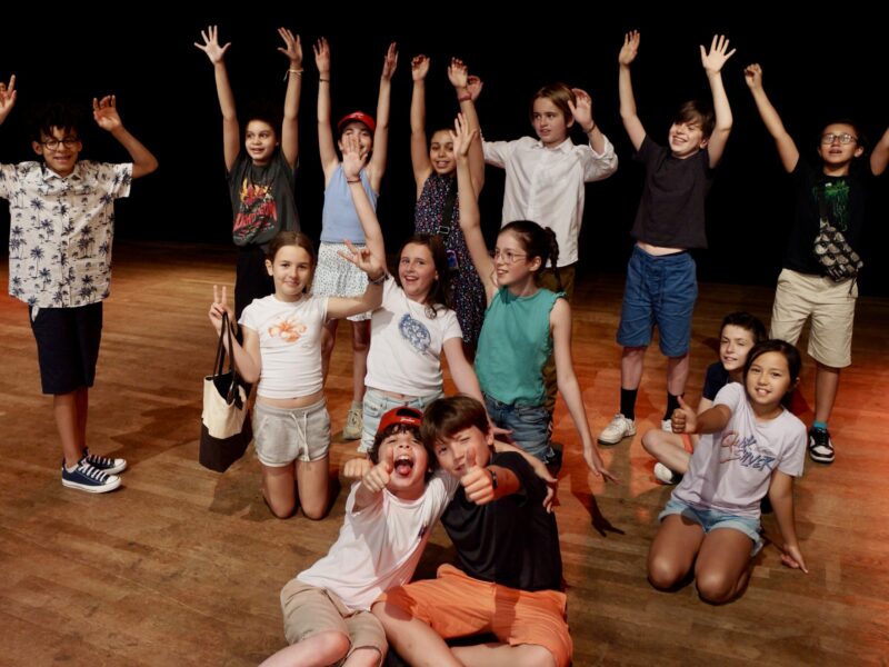 Le spectacle de fin d'année du cours de théâtre des enfants de la compagnie maya
