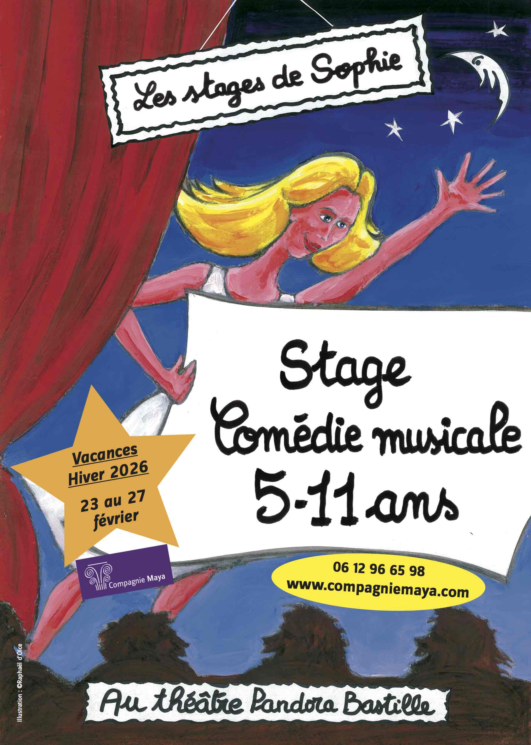Stage février comédie musicale de la compagnie maya