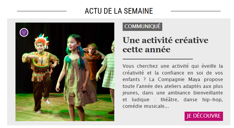 Citizenkids et la Compagnie Maya